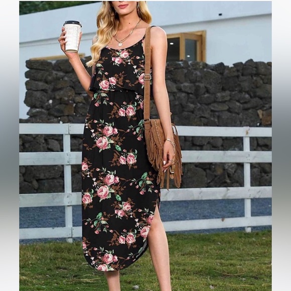 LILBETTER MIDI DRESS SIZE LARGE - Picture 2 of 9